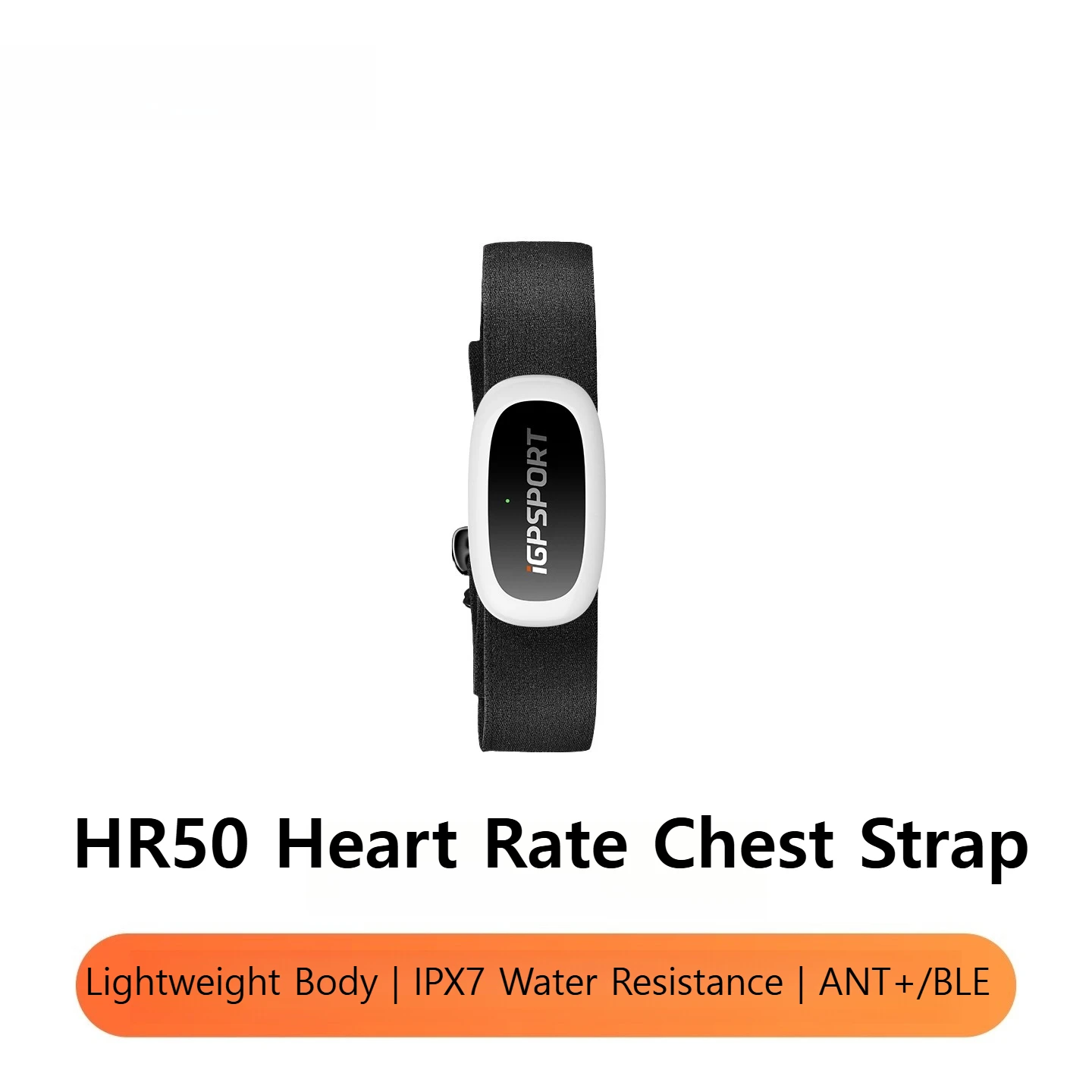 

iGPSPORT HR50 Heart Rate Strap Cycling Outdoor Sports Running Heart Rate Monitor Chest Strap