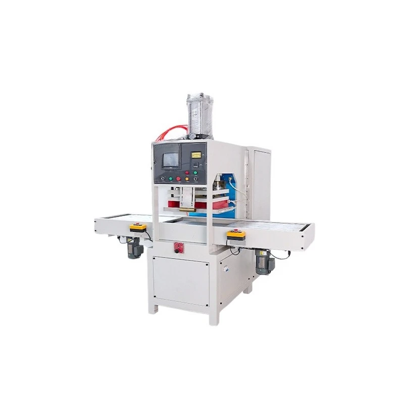 High frequency synchronous fusing machine, double head high frequency hot press