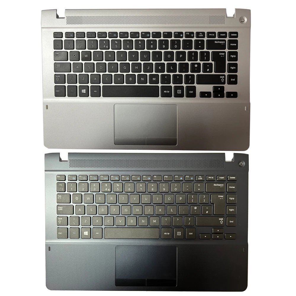 

For samsung NP 470R4V 370R4E 370R4V 450R4E 450R4V 470R4E UK laptop keyboard with palmrest upper cover