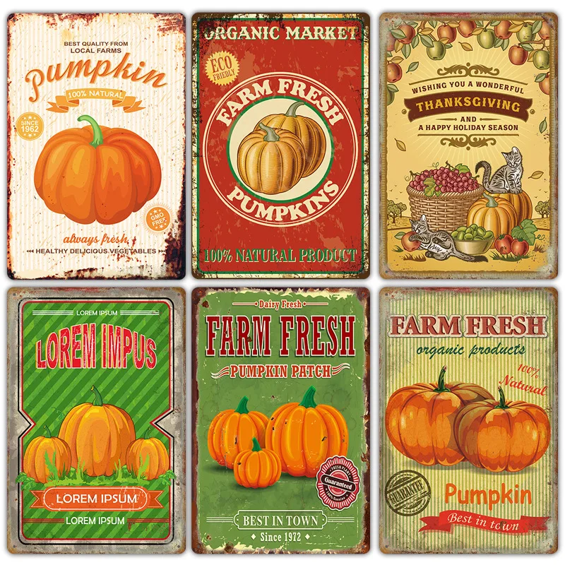 Fall Harvest Pumpkin Sign 1