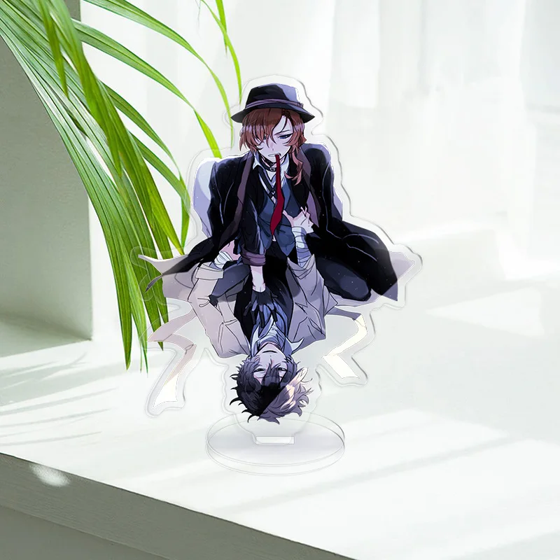 

Bungo Stray Dogs Acrylic Stand Desktop Room Window Decorative Toys Figurine Dazai Osamu Nakajima Action Fingure Display Kid Gift
