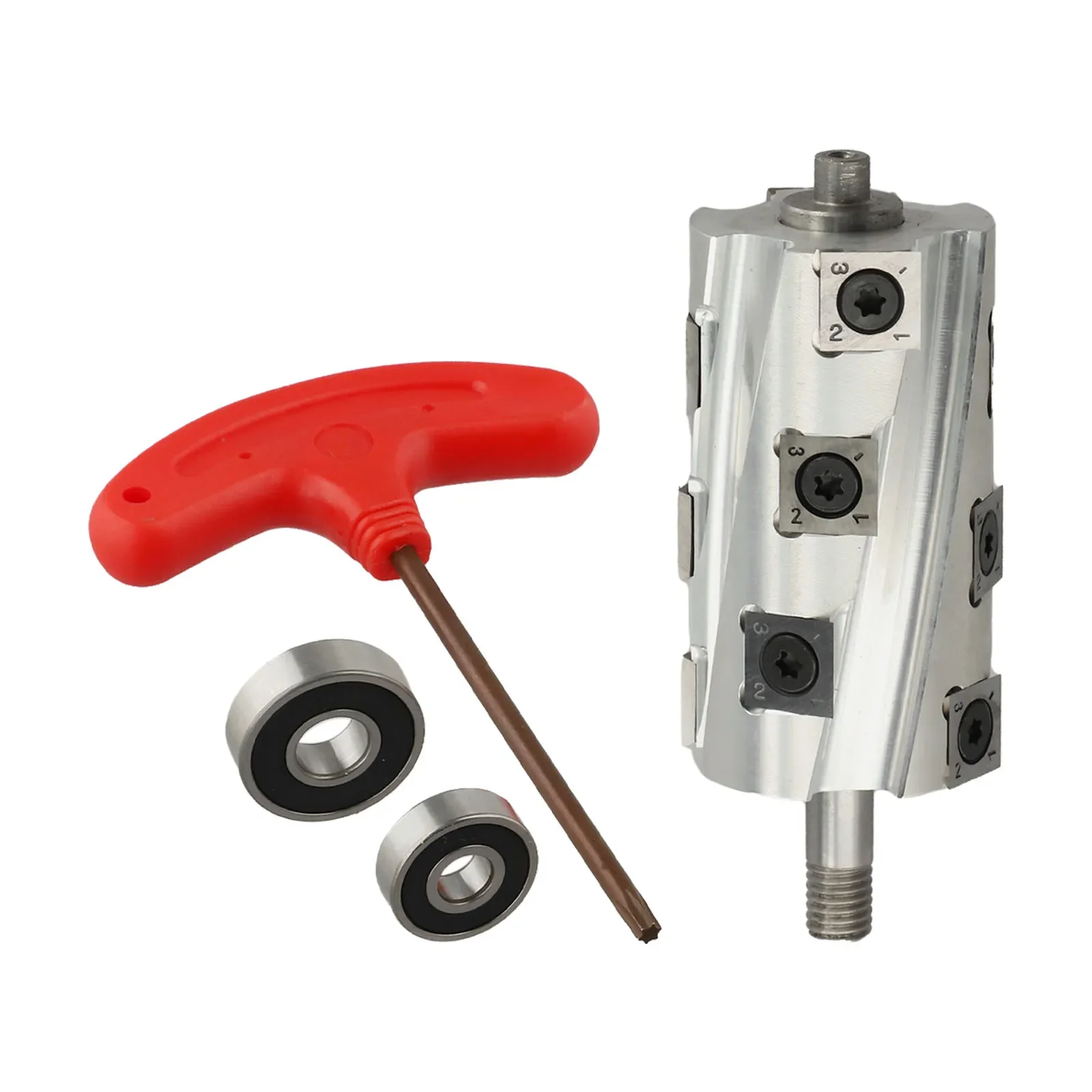 

Woodworking Electric Planer Shaft Aluminium Cutter Body with Superior Chip Removal Design for Enhanced Performance