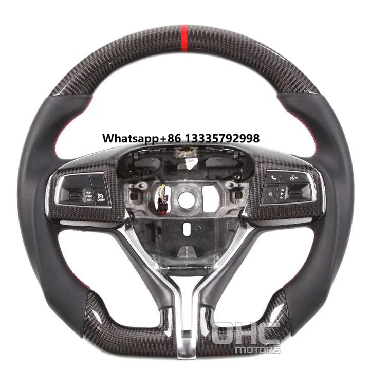 

Custom Quattroporte Carbon Fiber Steering Wheel for Maserati Steering Wheel Levante Ghibli GT Convertible Ghibli Steering Wheel