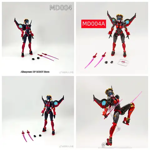 [IN STOCK NOW] Transformation MD004 MD004A Windblade KO RIOBOT Action Figure