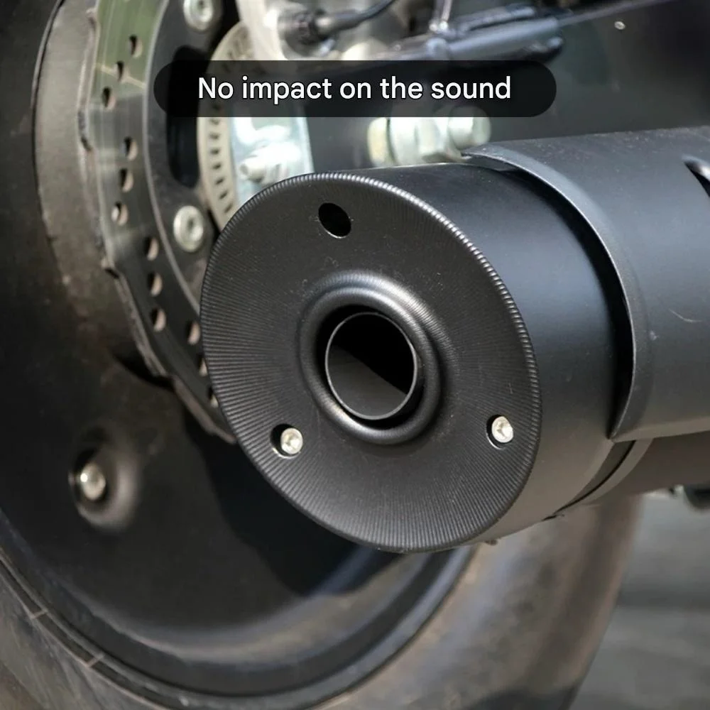 【Good quality】For Haojue TR300 custom blackened exhaust pipe cover exhaust decorative head