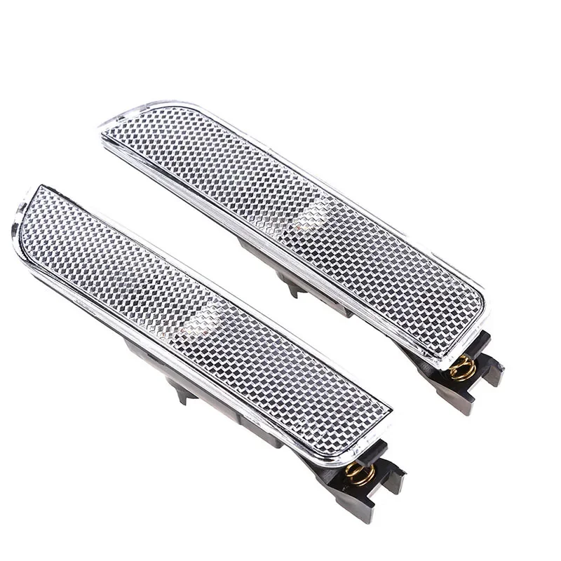 2 Pcs Car Rear/Front Bumper Side Marker Light Turn Signal Lamp Gray/Clear Lens Indicator For Volkswagen VW Passat B5.5 2001-2005