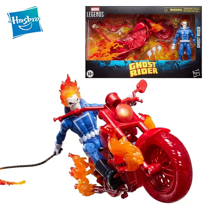 En stock: Colección de figuras de Johnny de Ghost Rider, versión cómica de Marvel Legends, edición de lujo
