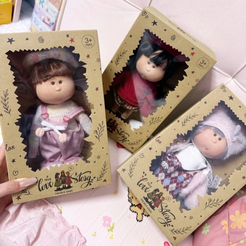 Cute Trendy Potato Princess Dress Up Doll With Removable Outfits Car Dashboard Decor Desktop Ornament Gift Box Set For Girls
