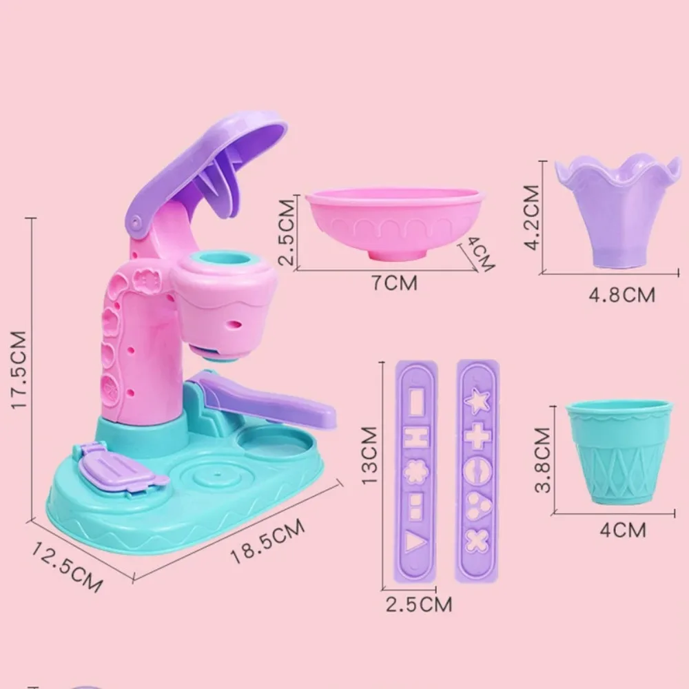 لعبة التعلم المبكر للأطفال، لعبة قالب آلة الآيس كريم المصنوعة يدويًا، ألعاب أطفال تلعب في المنزل، تعليم الألغاز #4