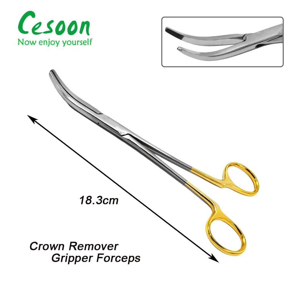 1Pc Dental Crown Remover Gripper Forceps For Removing Temporary Dentistry Veneers Crown Tooth Surgical Oral Instruments Tools