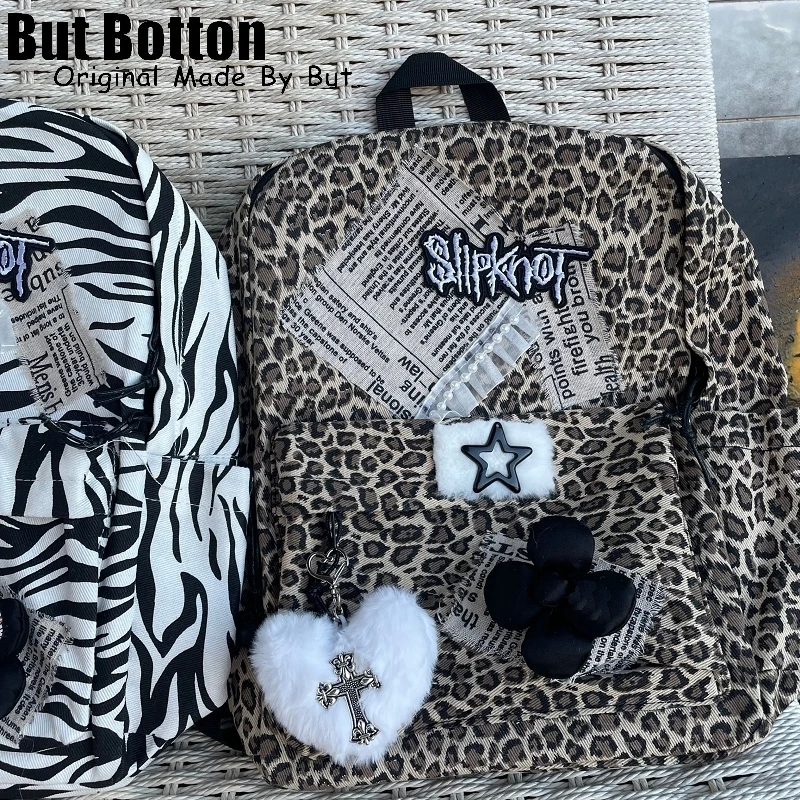 black and white jansport backpack girls SuperBreak Plus Embroidered Bows Set comfortable shoulder straps JanSport Superbreak Plus FX Surreal