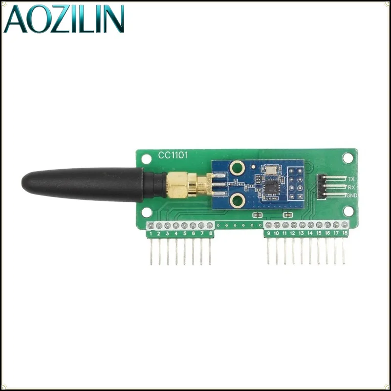 AOZILIN CC1101 Sub‑GHz RF Expansion Module 433MHz,for Flipper Zero Radio Transceiver Module for RF Experiment Hobby Research Use