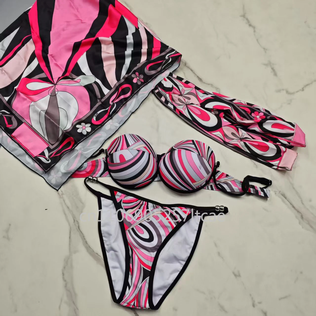 

Роскошный дизайн, женские комплекты бикини с шарфом, женские классические сексуальные купальники с повязкой на голову