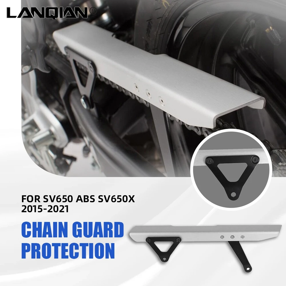 

Motorcycle Chain Guide Guard Protection FOR SUZUKI SV650 SV650X ABS 2015-2021 Chainring Protector Plate Guard Cover chain guard