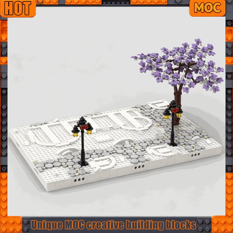 NEW 676PCS MOC Winter Village Santa Post Office Modular Model Custom Building Blocks DIY Assembly Creative Snow Scene Toy Gift