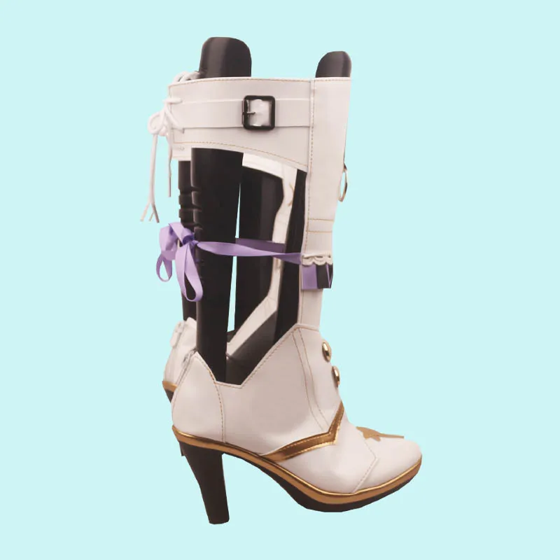 لعبة نو: أحذية كرنفال بليد التأثيرية أحذية الهالوين كرنفال حفلة حلوة جميلة القتال خادمة بولي Leather الأحذية الجلدية