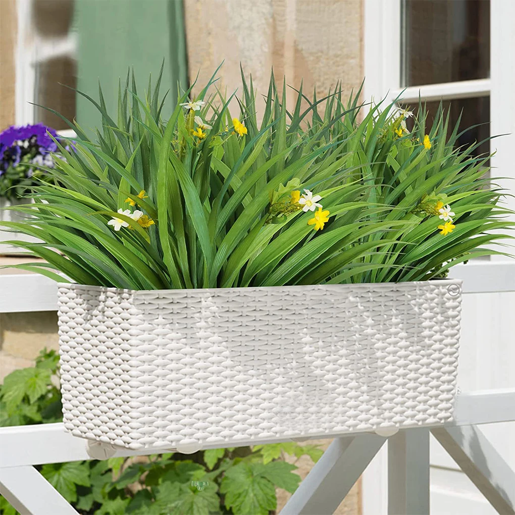 6 шт./набор, пластиковые растения для украшения дома