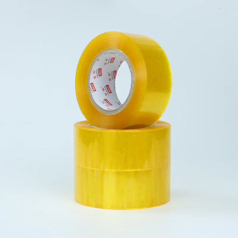 

42mm Width Clear Yellow Packing Tape, Heavy Duty Packaging Tape for Shipping Packaging Mobile Sealing decorative adhesive tapes