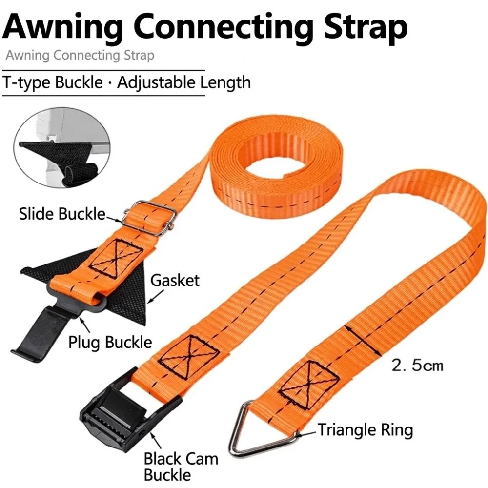 Durable Securing Straps Wind Resistant Easy To Install Wind Resistant Ropes Firmly In Place Easy To Adjust Tightening Belts