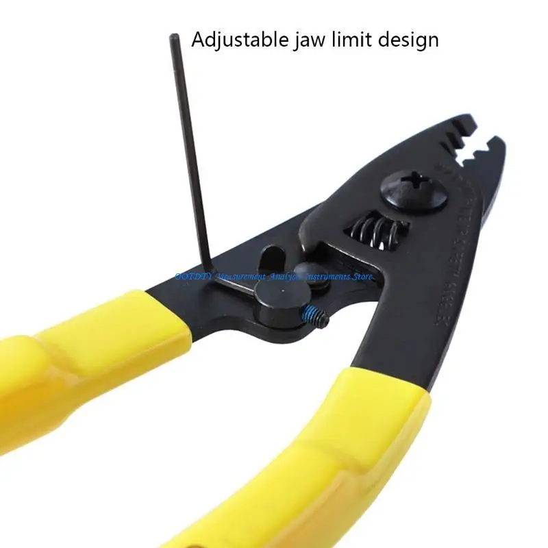 367D Optical Fiber Stripper FTTH Cable Sheath Peeling Wire Striping Plier Steel Wire for Miller Clamp Tool