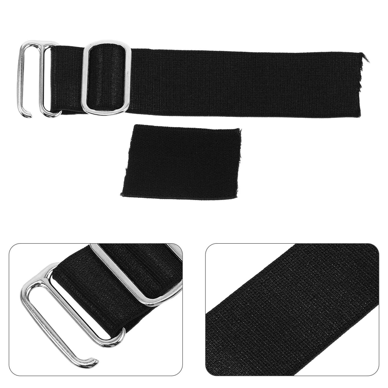 

10pcs Sun Visor Strap Elastic Adjustable Buckle For Large Brim Hats Replacement Extender Beach Caps Straw Visors Durable White
