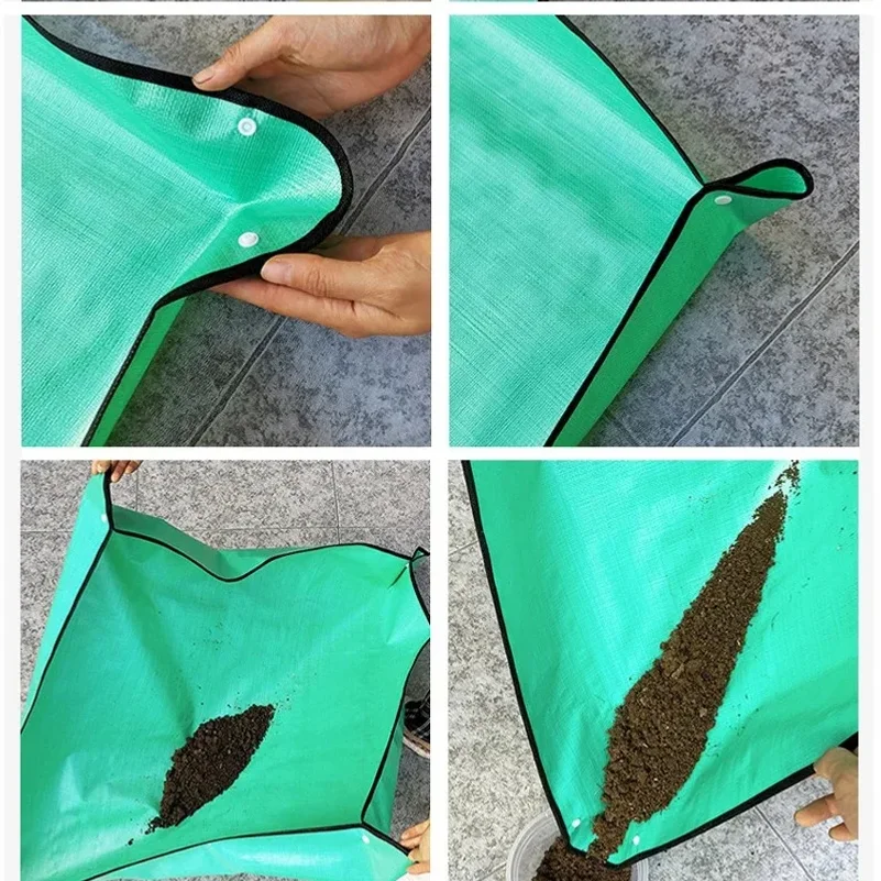 1pcs Planting Mat 50cm-100cm Gardening Potting Pad Foldable Garden Plant Flower Pot Transplanting Waterproof Mats
