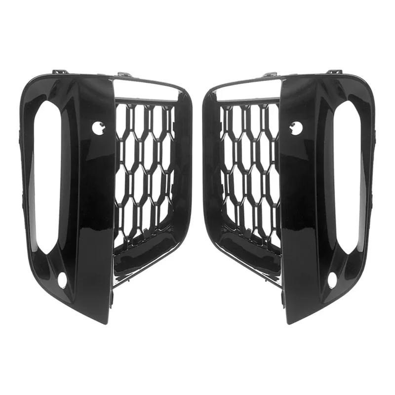 

Superior-1Pair For BMW X3 G01 X4 G02 2019 - 2021 Front Bumper Grille Opened Foglight Cover 51118098829 51118098830