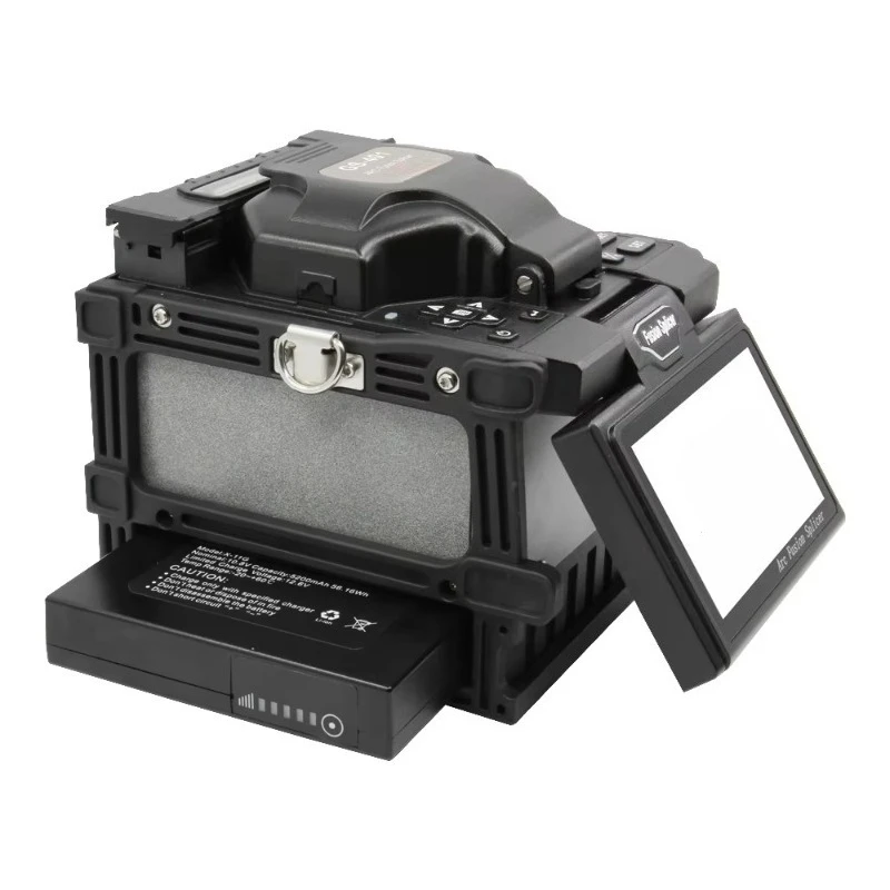 GS-601 Automatic Core Alignment Fusion Splicer Optical Fiber Pigtail Welding Splicing Machine For FTTH Engineering