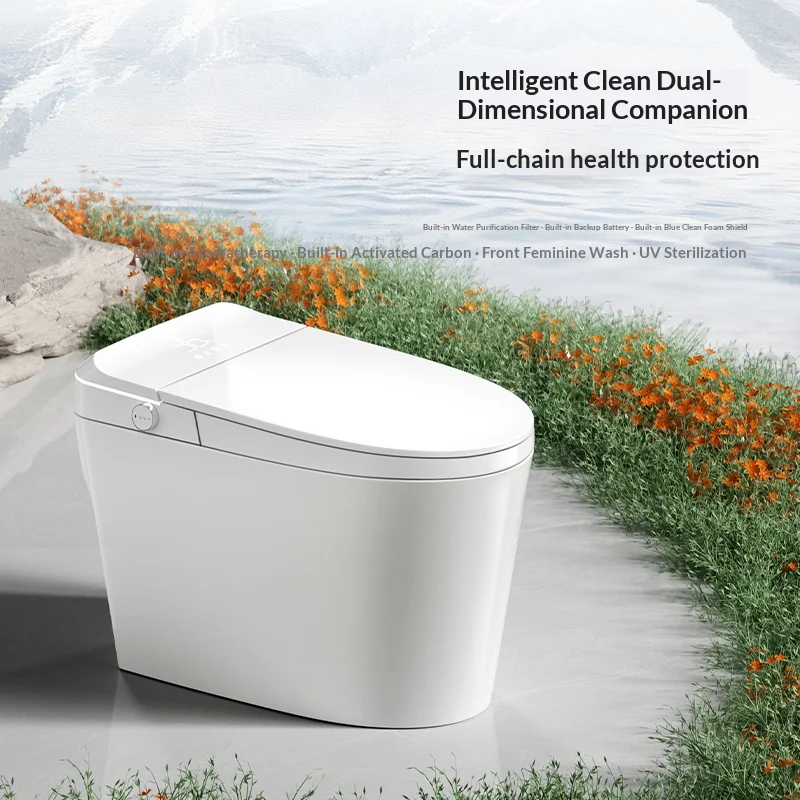 Smart toilet, smart toilet, cost-effective model, instantaneous heating, fully automatic flip flush.
