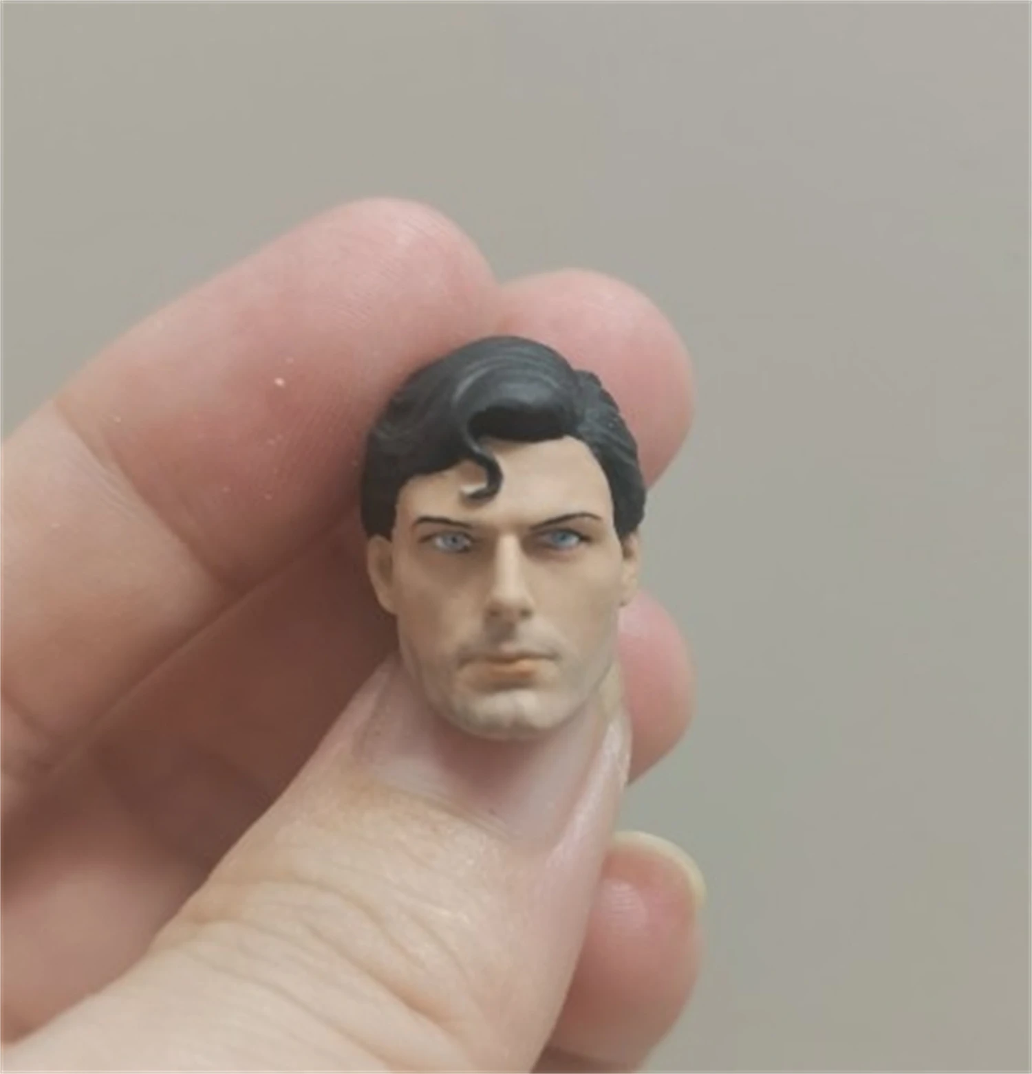 1:12 Strips Superheld Clark Christopher Reeve Head Gesneden Model Geschikt Voor 6 "Shf Actiefiguur