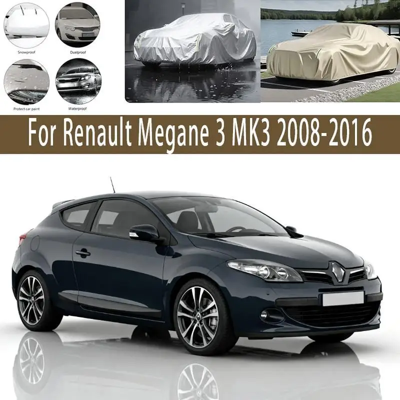 

Для наружной защиты, водонепроницаемые, пылезащитные, полные для Renault Megane 3 MK3 2008 2016, автомобильные чехлы
