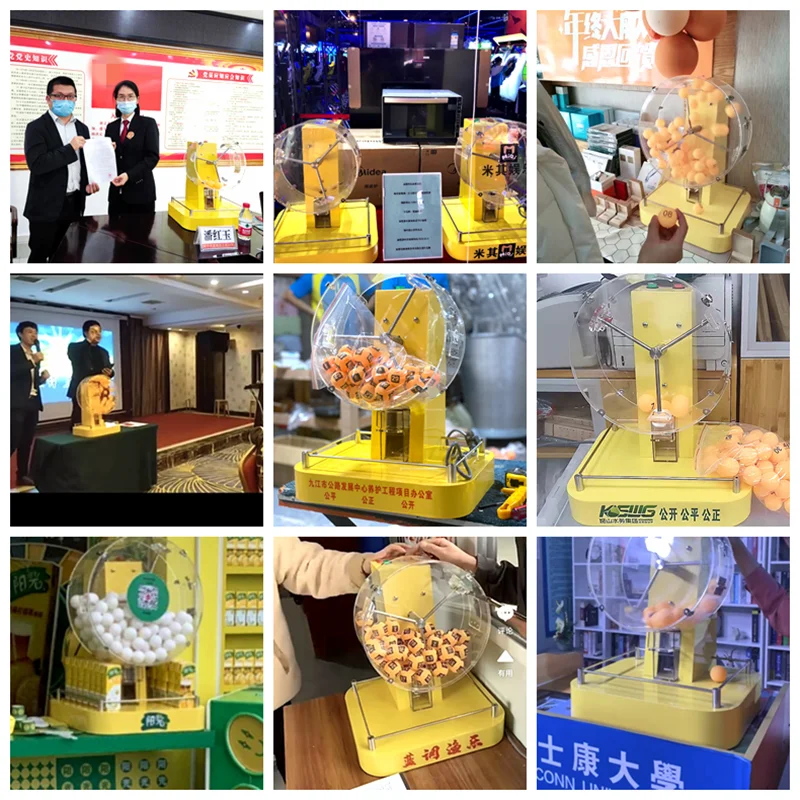 人気沸騰中！電動アクリル製抽選機 自動ビンゴケージ 幸運ゲーム機