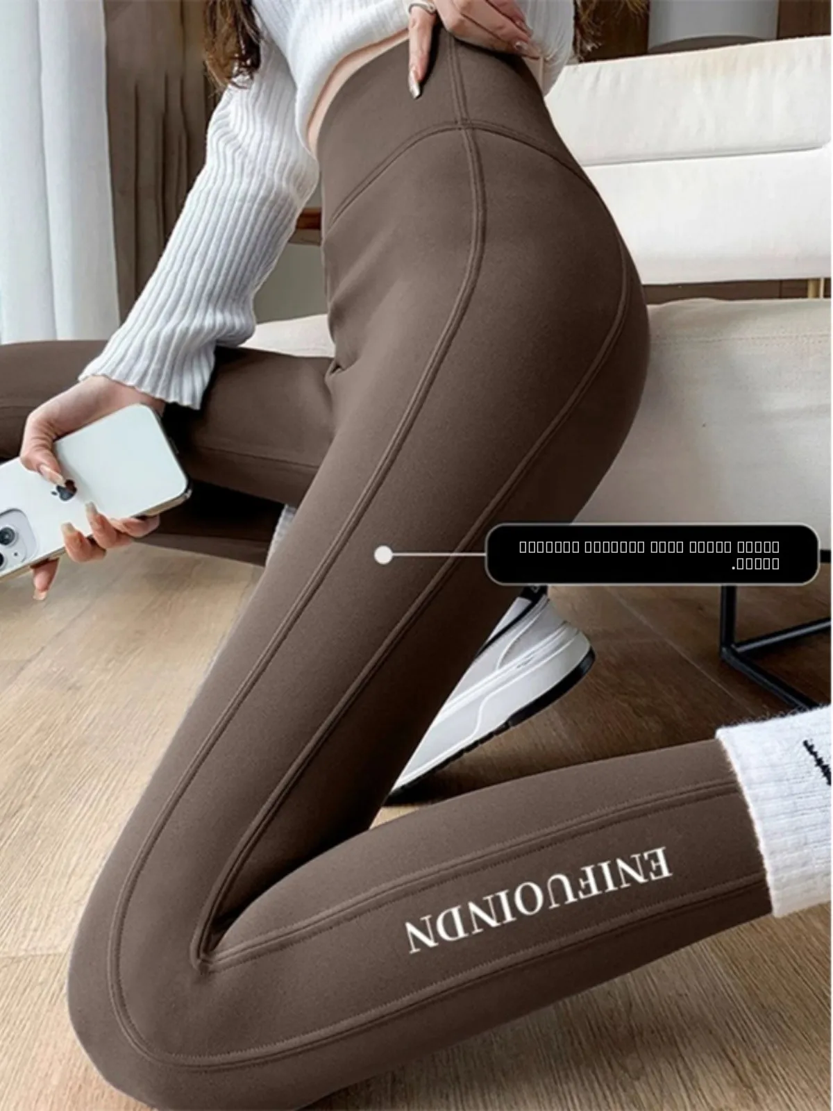 

Женские утепленные флисовые леггинсы для йоги с высокой талией, спортивные брюки для фитнеса, весна-осень, утягивающие живот, с эффектом подтяжки ягодиц