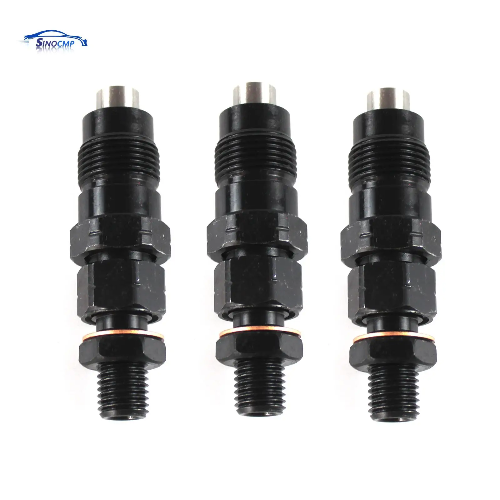 3 inyector de combustible H1600-53000 16001-53002 16001-53000 para Stens Kubota D722 D782 D902 G1800 G2160 ZD1011 K-008 BX1830D B7300HSD