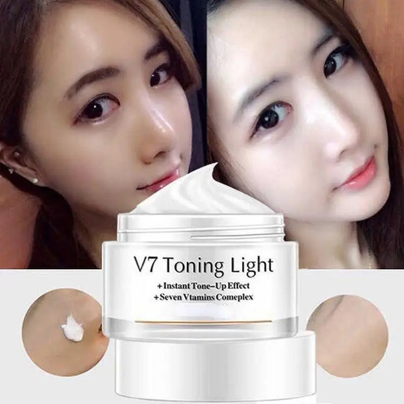 Toning Light Face Cream Moisturizing Whitening Anti Aging Concealer