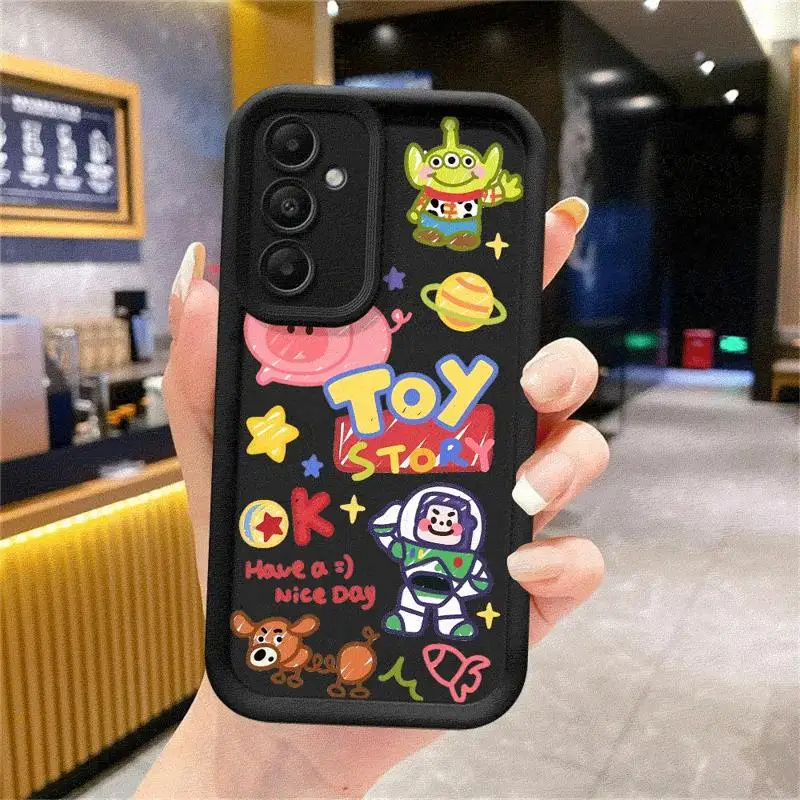 Custodia per telefono Disney Toy Story per Galaxy A15 A72 A52 4G 5G A25 A35 A55 A51 A73 A52s A53 A54 5G A71 4G