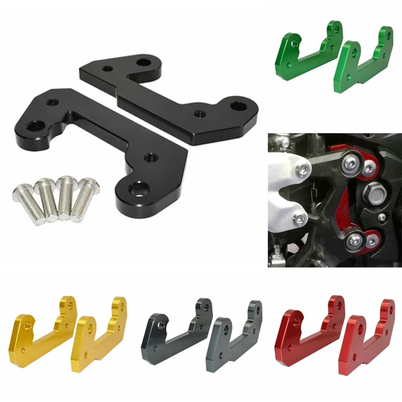 

Motorbike Rearset Rear Set Replacement Base Mounting Plate For Kawasaki Ninja 400 250 EX400 Z250 Z400 2018 2019 2020 2021-2024