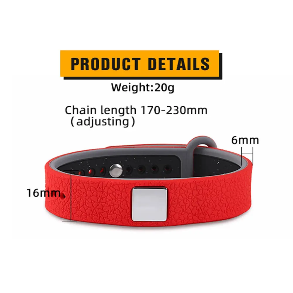 مكافحة ساكنة اللاسلكية معصمه المضادة للإشعاع الأيونات السالبة توازن الطاقة الكهربائية سيليكون معصمه للسلامة