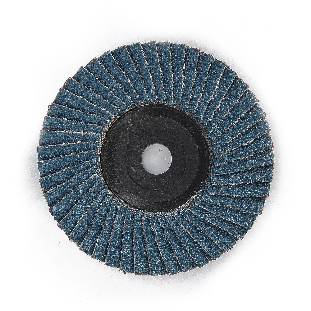 3inch Plastic Cover Louver Flat Flap Discs 10 Holes 75mm Blue Grinding Wheels Wood Cutting For Angle Grinder Accessories