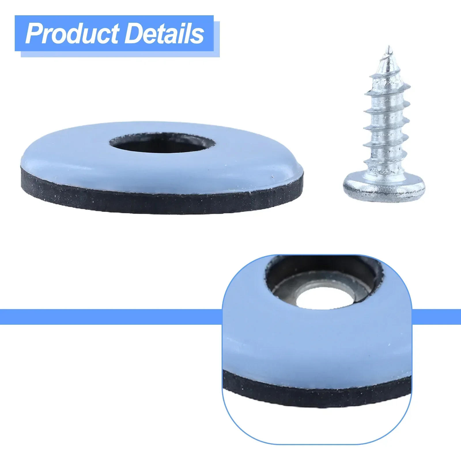 나사 부착 가구 글라이드 PTFE 글라이더 패드 의자 소파 이동 발 슬라이더, 소음 감소 가구 슬립 매트, 헤비 듀티, 20 개