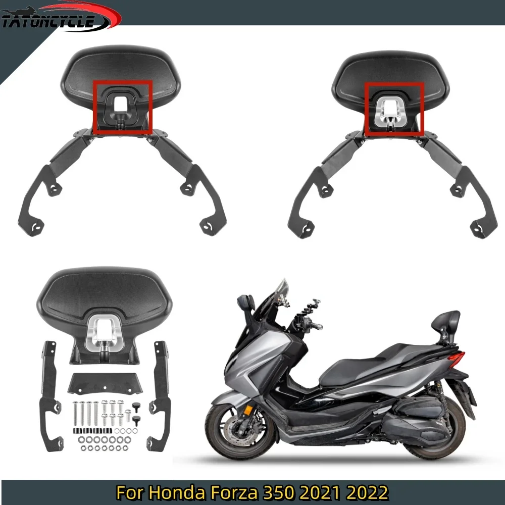 

For Forza350 Rear Backrest Cushion for Forza NSS 350 2021 2022 2023 NSS350 Sissy Motorcycle Passenger Back Rest Lazy Accessorie