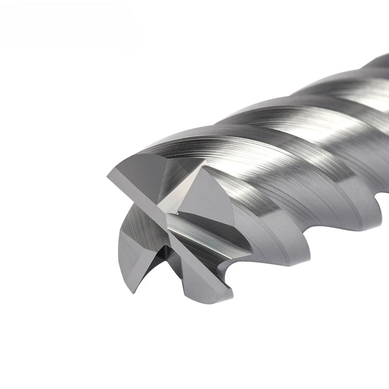 60-degree tungsten steel milling cutter 4-edge flat head  CNC tool carbide coated end milling cutter die steel special