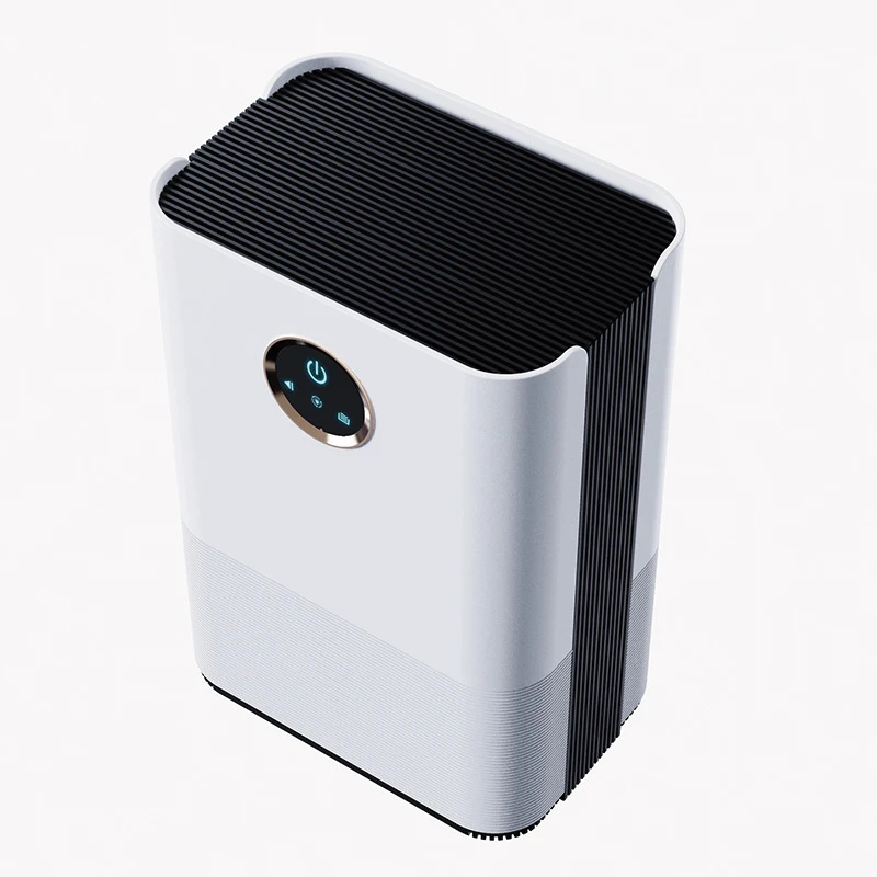 مزيل رطوبة الهواء كتم امتصاص الرطوبة مزيل مجفف الهواء للمساحات الصغيرة (40-60 ㎡ )، سعة 1 لتر/ساعة، خزان 2.5 لتر، طاقة منخفضة 60 وات