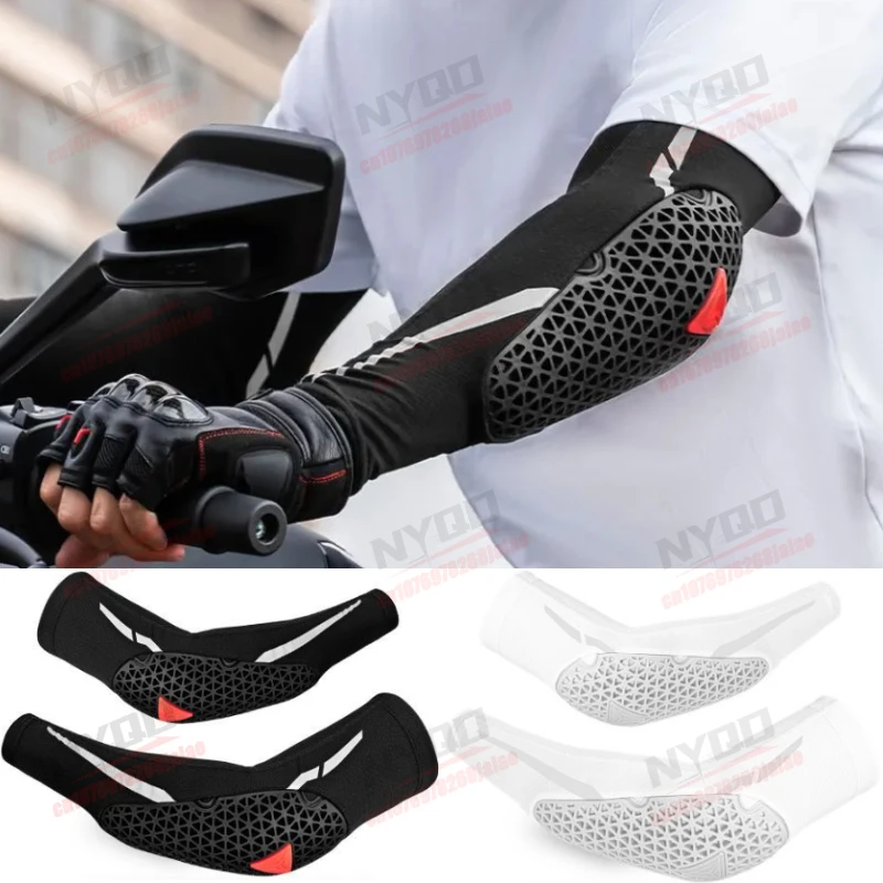 

Motorcycle Riding in Summer with Anti Fall Anti-collision Elbow Protection High Elasticity Breathable and Sun Protection Sleeves
