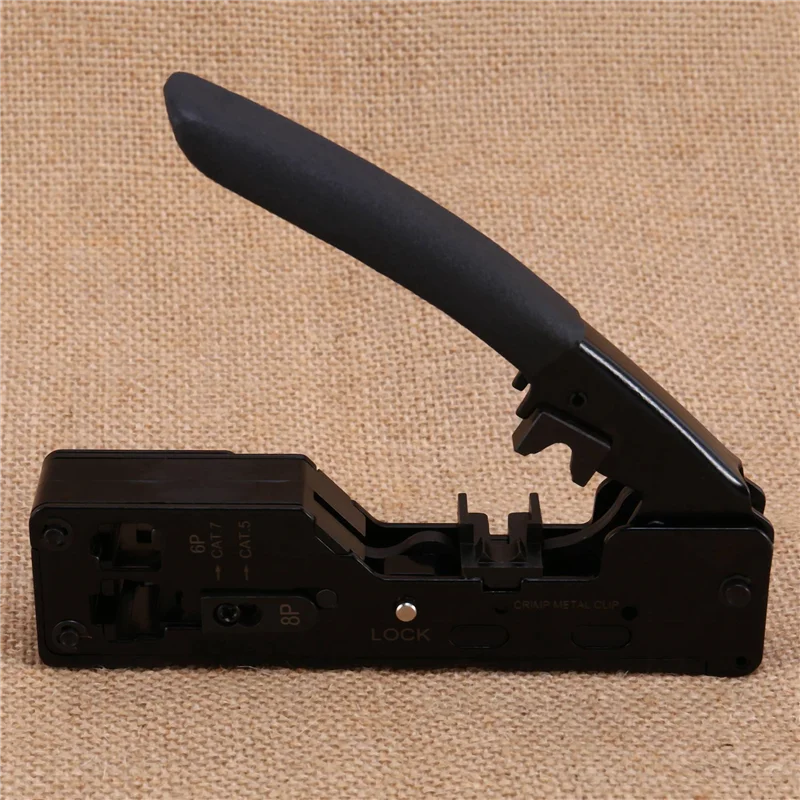 

A33Z-2X Cat5 Cat6 Cat7 Проходной обжимной инструмент для сетевых разъемов RJ45 RJ12 RJ11 Модульные вилки Ethernet-кабели Инструмент для обжима EZ
