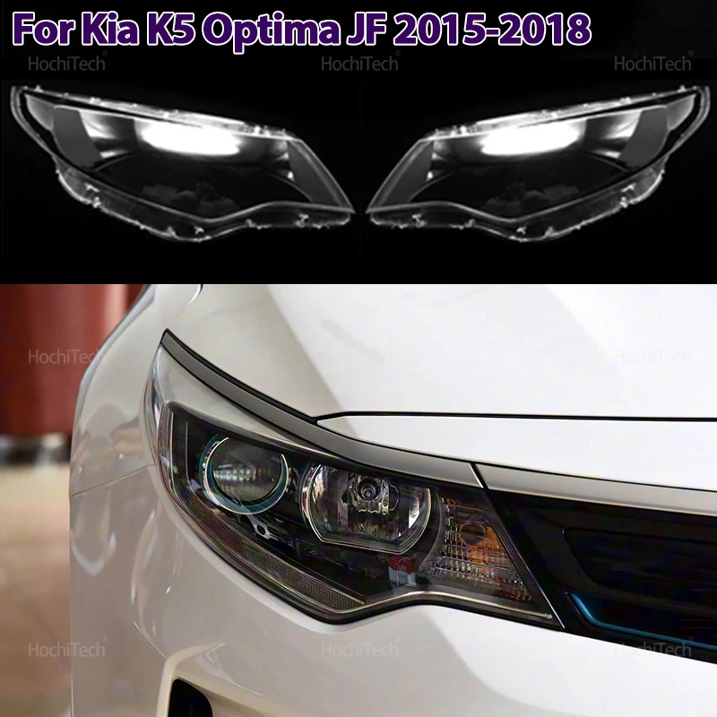 

Car Headlight Cover Lampshade Bright Shell Cover Lamp Clear Lens Cover for Kia K5 Optima JF 2015 2016 2017 2018