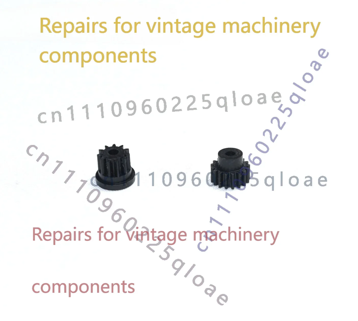 Pièces de rechange pour lecteur de cassette JVC Victor TD-V731 TDV731, 2 engrenages de moteur, pièces de rechange pour réparation