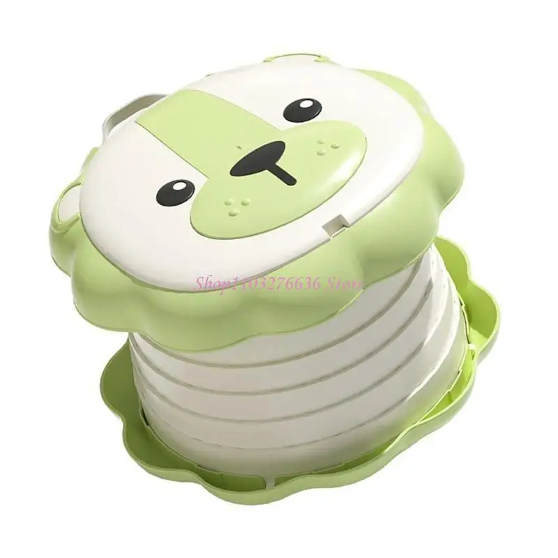 R6FD Vaso sanitário dobrável para crianças, penico para bebês, cadeira penica interna e externa para trailer