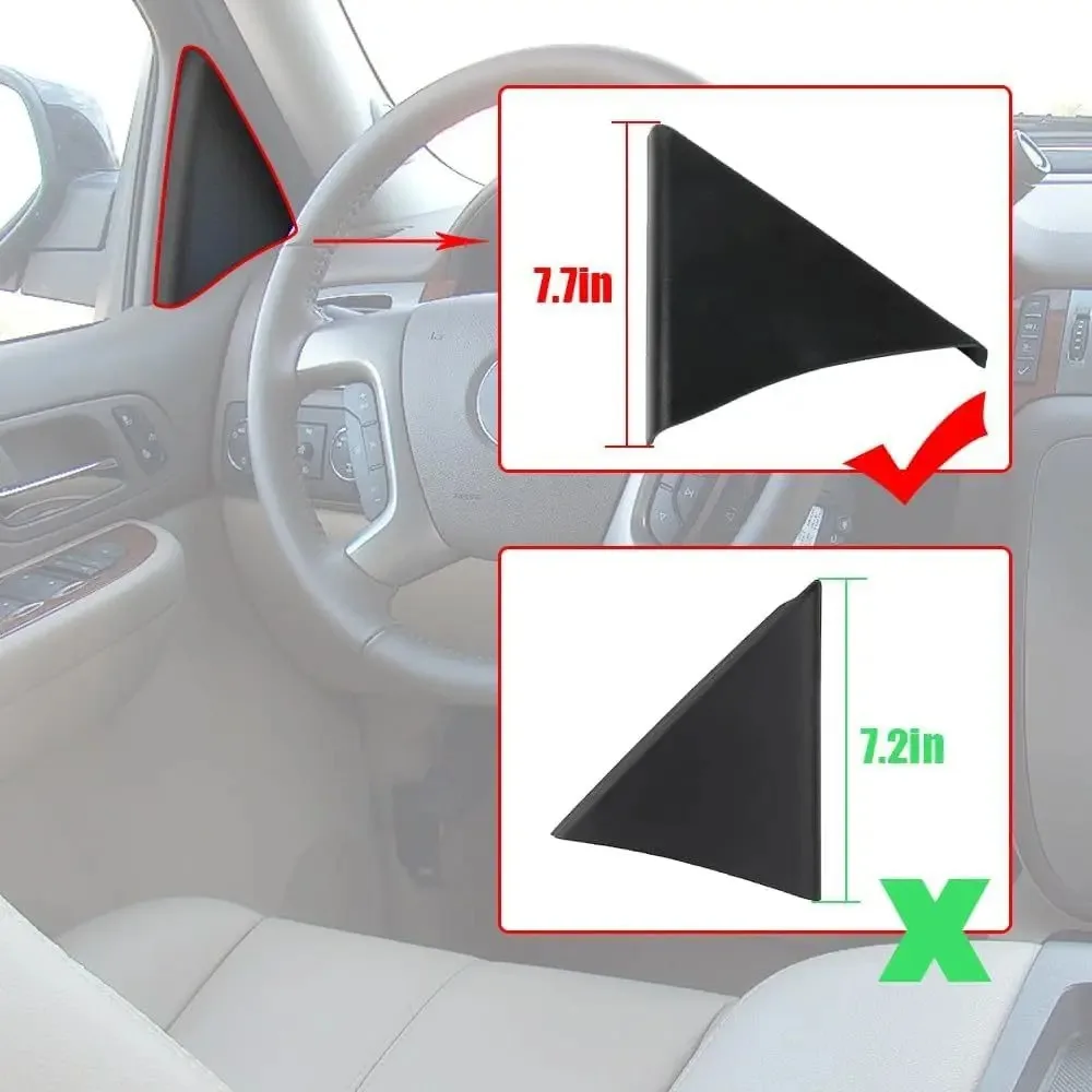 25857289 25857294 For Chevrolet Avalanche Silverado Tahoe GMC Sierra Yukon Car Front Left/Right A Pillar Door Upper Trim Panel
