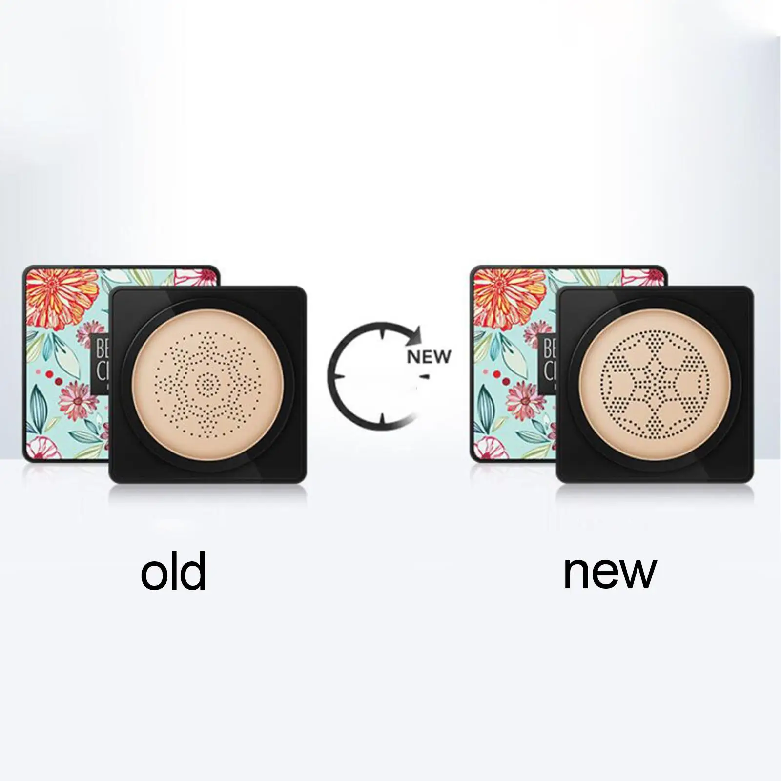 軽量エアクッション BB クリーム ヘッド ファンデーション モイスチャー ブライト コンシーラー ベース メイクアップ クッション 女性用 ナチュラル ルック